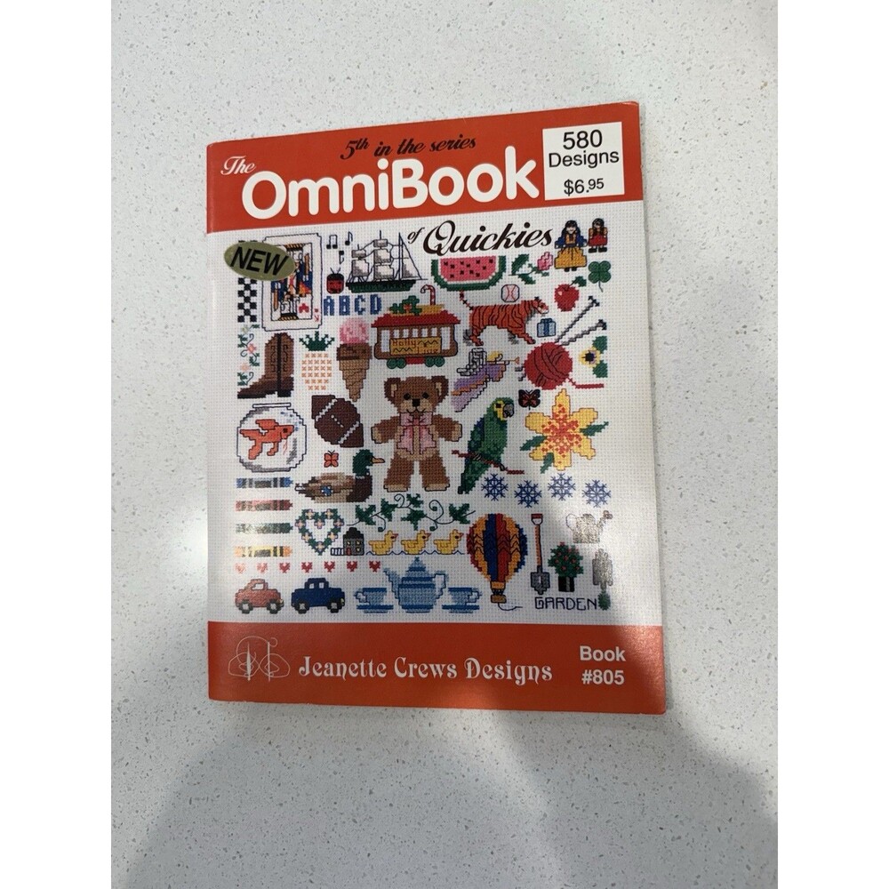 The OmniBook Of Quickies Jeanette Crews Design Cross Stitch Book 580 Designs